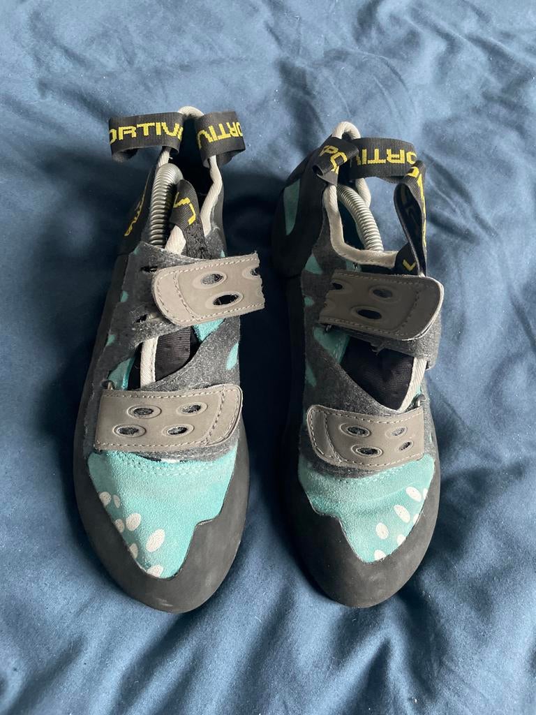 Klimschoenen La Sportiva maat 38 - Zo goed als nieuw, Sport en Fitness, Klimsport, Ophalen of Verzenden, Zo goed als nieuw, Klimsportschoenen