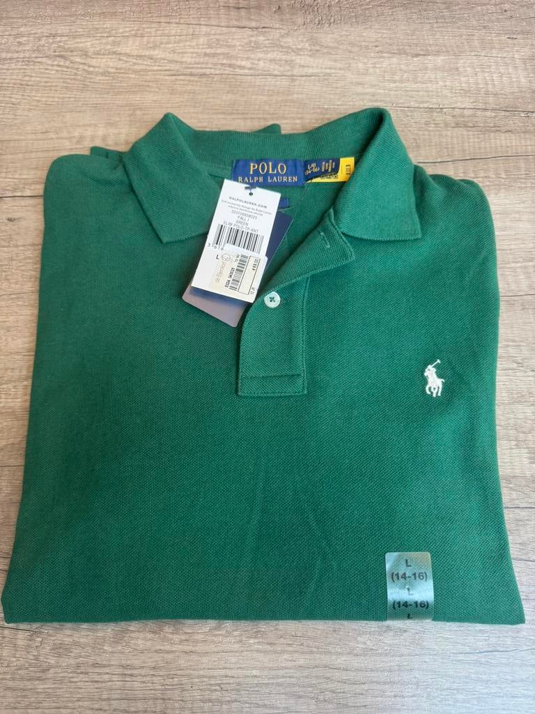 Ralph Lauren polo lange mouwen ( maat 14-16 jaar ), Ophalen of Verzenden, Nieuw, Overige maten, Groen