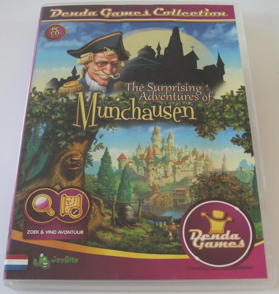 PC Game *** SURPRISING ADVENTURES OF MUNCHAUSEN *** Magisch, Puzzel en Educatief, 1 speler, Ophalen of Verzenden, Zo goed als nieuw