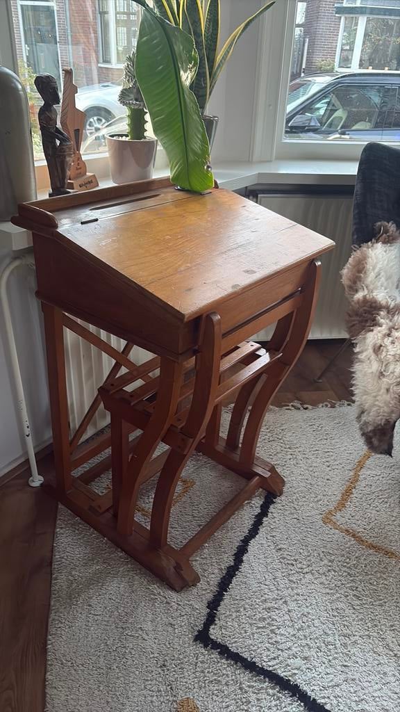 Antieke houten lessenaar – vintage & authentiek, Ophalen