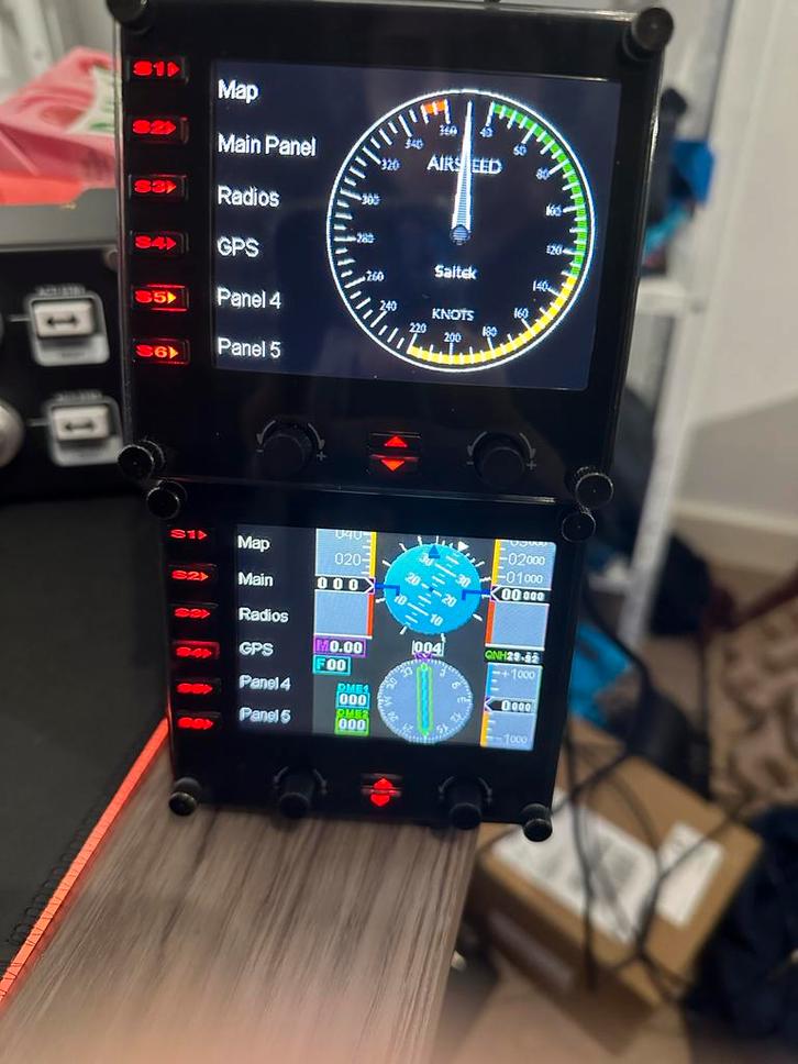 Logitech Pro Flight Instrument Panel voor Flight Simulat, Computers en Software, Joysticks, Gebruikt, Ophalen of Verzenden