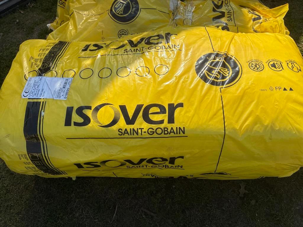 1,5pak Isover Saint-Gobain Sonopanel Glaswol Isolatie 60mm, 4 tot 8 cm, Nieuw, Vloerisolatie, Glaswol