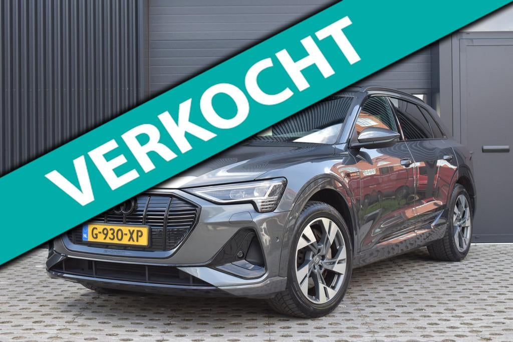 Audi E-tron E-tron 50 quattro S-LINE BLACK OPTIC | 91.7% SOH, Auto's, Audi, Automaat, Origineel Nederlands, Vierwielaandrijving