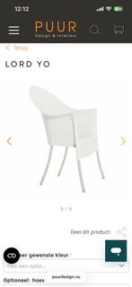 Lord Yo Kartell tuinstoelen 2stuks, Ophalen, Zo goed als nieuw, Wit, Eén