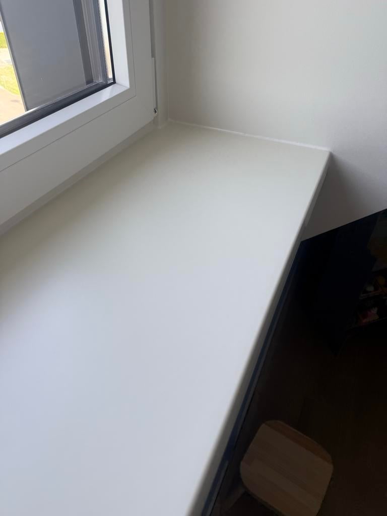 Werzalit vensterbank polarwit 400 176,5 cm, Ophalen, Minder dan 80 cm, Overige typen, Nieuw