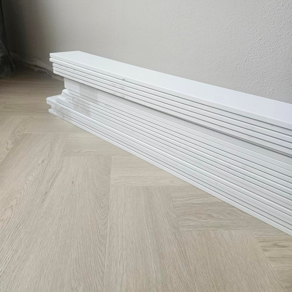 Gegronde plinten 12cm hoog, 12mm diep - 20 stuks, Doe-het-zelf en Verbouw, Plinten en Afwerking, Ophalen, Nieuw, Mdf, 250 cm of meer