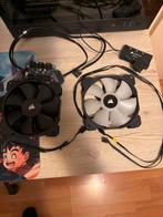 Corsair RGB PC fan plus Corsair Hub controller, Ophalen of Verzenden, Zo goed als nieuw, Luchtkoeling