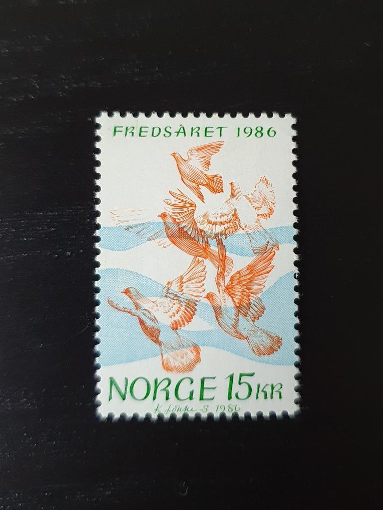 Noorwegen 1986 Vrede Vogel Duif Michel 960 postfris, Verzenden, Noorwegen, Postfris