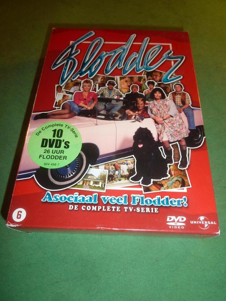 FLODDER De complete TV-serie 10 dvd's 26 uur Flodder, Cd's en Dvd's, Dvd's | Nederlandstalig, Zo goed als nieuw, Film, Komedie
