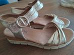 Sandalen goud kleur MAAT 40, Overige kleuren, Zo goed als nieuw, Sandalen of Muiltjes, Ophalen of Verzenden