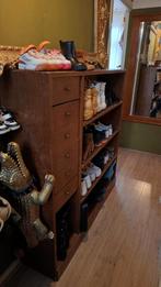 Mooie vintage apothekerskast 125x125, Antiek en Kunst, Ophalen