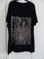 Top in zwart met print van ms mode - Maat L, Zwart, Maat 42/44 (L), Ophalen of Verzenden, Zo goed als nieuw
