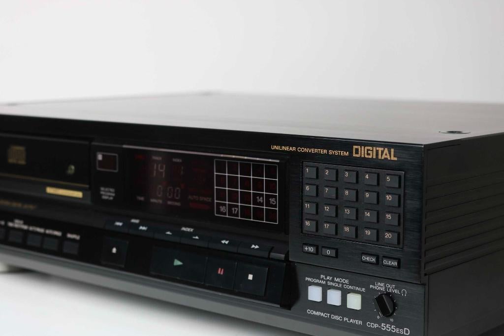 Sony CDP-555ESD cd speler, Overige merken, Ophalen of Verzenden, Zo goed als nieuw, N.v.t