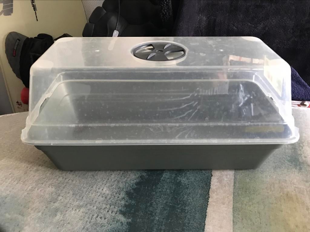 Kleine kweekbak 39cm zgan kruiden, Tuin en Terras, Kweekspullen, Ophalen of Verzenden, Zo goed als nieuw, Kweekbak