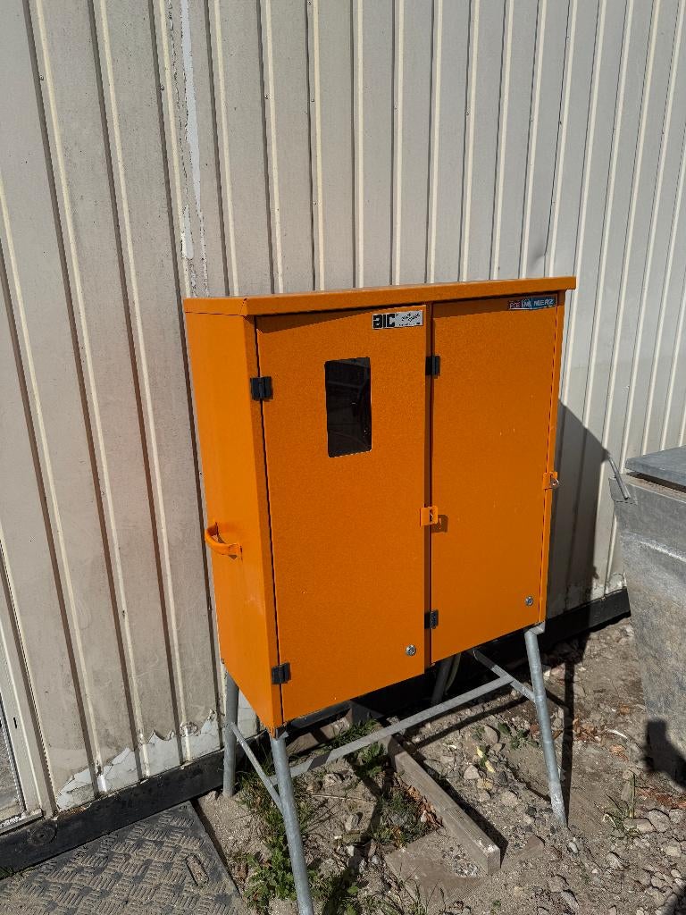 Bouwmeterkast en waterput