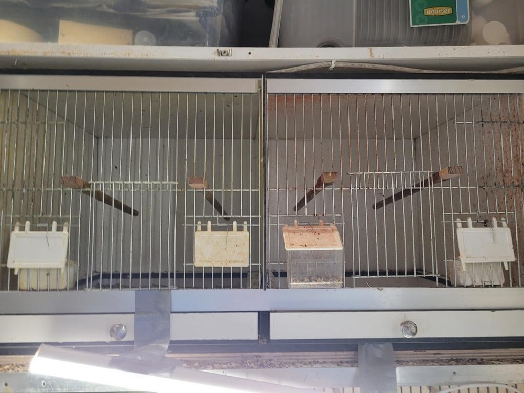 Broedkooi 80x40 van  trespa, Ophalen of Verzenden, Zo goed als nieuw, Aluminium, Vogelkooi