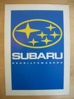 Subaru E10 E12 Legacy Mini Jumbo Van Brochure 1992, Ophalen of Verzenden, Zo goed als nieuw, Overige merken, Subaru