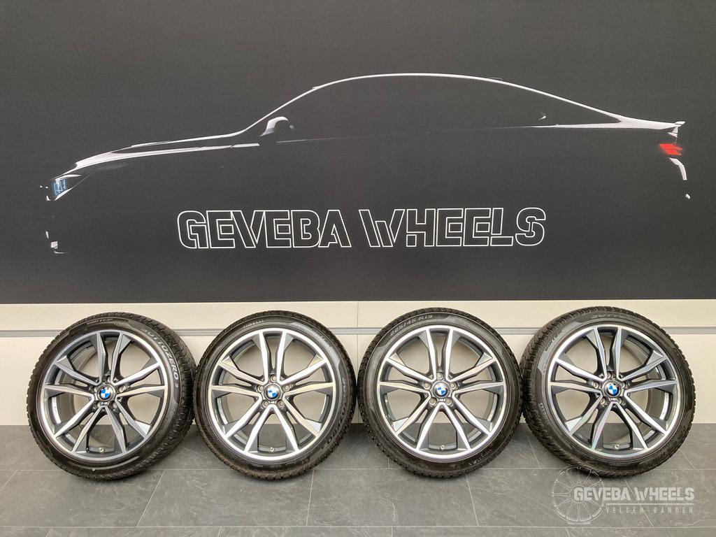 19” originele BMW X1 F48 X2 F39 velgen + winterbanden 715M, 19 inch, Gebruikt, -, -