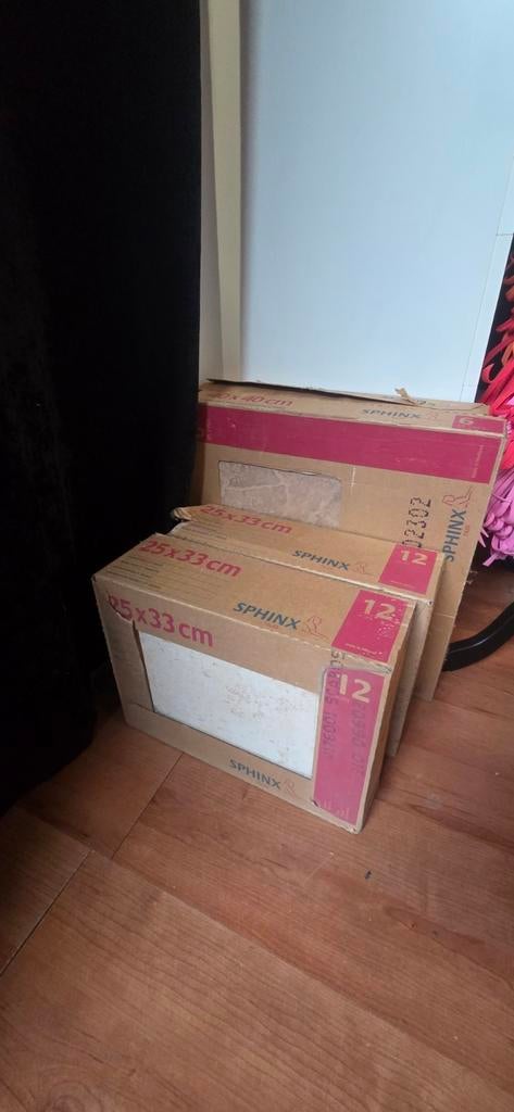 !!GRATIS !!!Wand- en vloertegels, pergamon en terracotta, Ophalen, 40 tot 60 cm, Keramiek, Nieuw