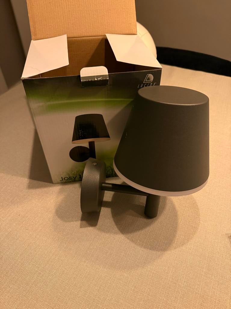 Lucide JOSY LED Wandlamp Buiten (nieuw in doos), Tuin en Terras, Buitenverlichting, Nieuw, Wandlamp, Aluminium, Minder dan 50 watt