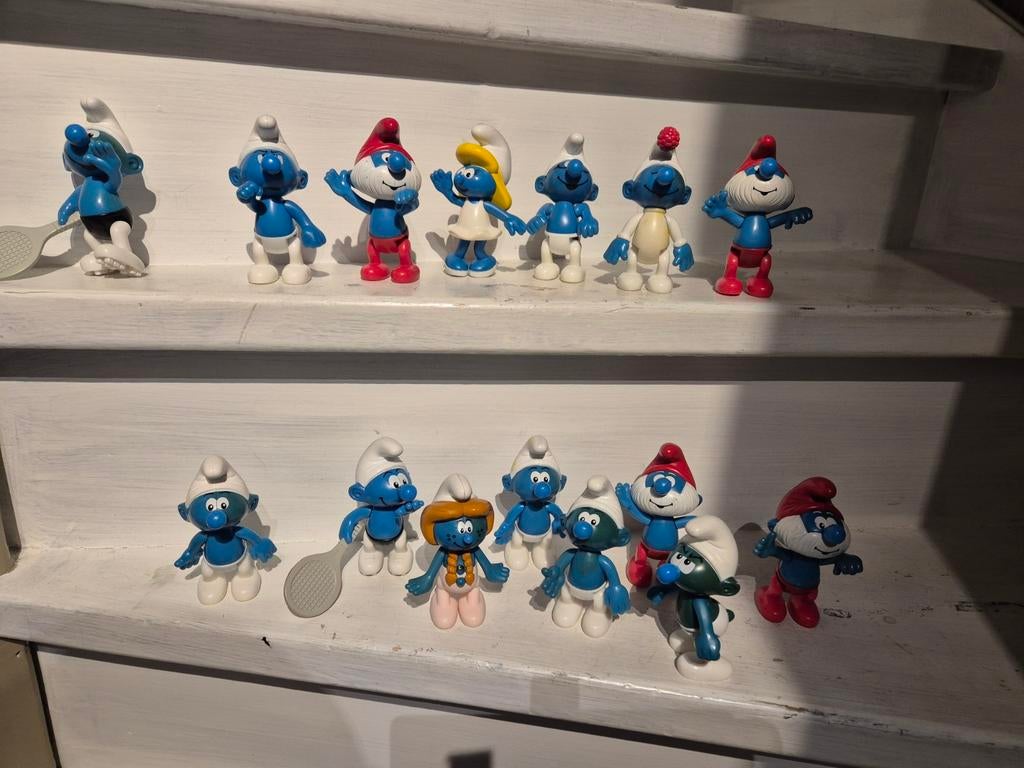 Grote collectie Smurfen figuren - Vintage en Nieuw, Ophalen of Verzenden, Gebruikt, Verschillende Smurfen