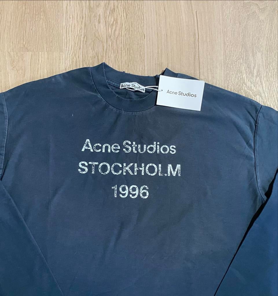 Acne Studios longsleeve blauw maat L, Kleding | Heren, T-shirts, Verzenden, Nieuw, Maat 52/54 (L), Blauw