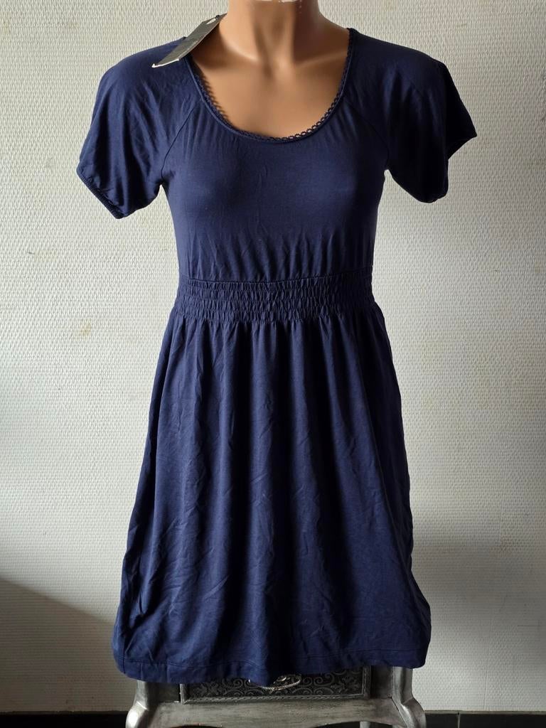 Mamalicious dames jurk maat M " Nieuw ", Maat 38/40 (M), Blauw, Mamalicious, Nieuw