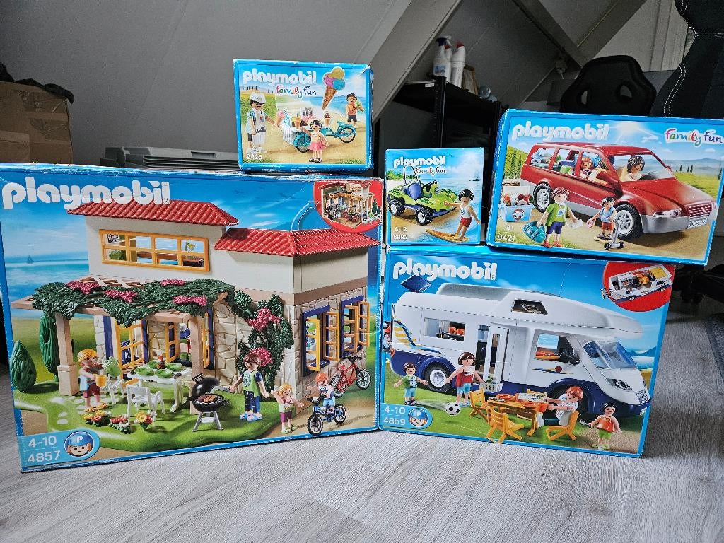 Playmobil 4857, 9426, 6982, 4859, 9421, Ophalen of Verzenden, Gebruikt, Complete set