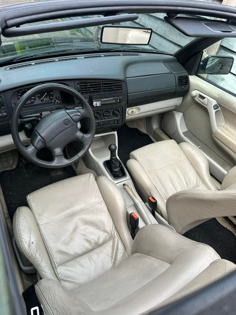 Creme lederen bekleding golf mk3 3.5 cabriolet, Ophalen, Volkswagen