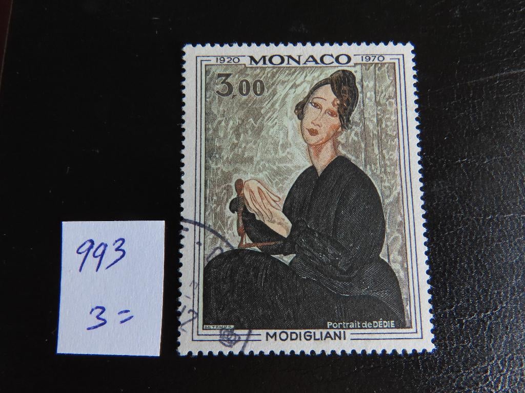 Monaco 993, Ophalen of Verzenden, Monaco, Gestempeld