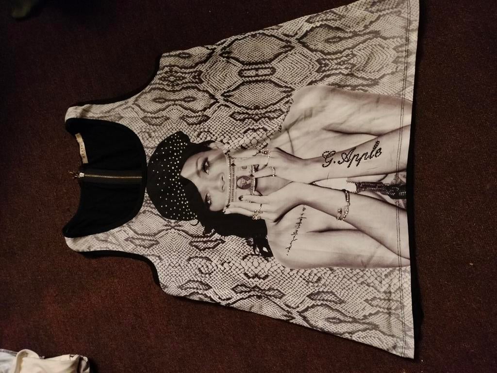 Azara Paris Top met Slangenprint en Vrouw, Azara Paris, Zwart, Ophalen of Verzenden, Zo goed als nieuw