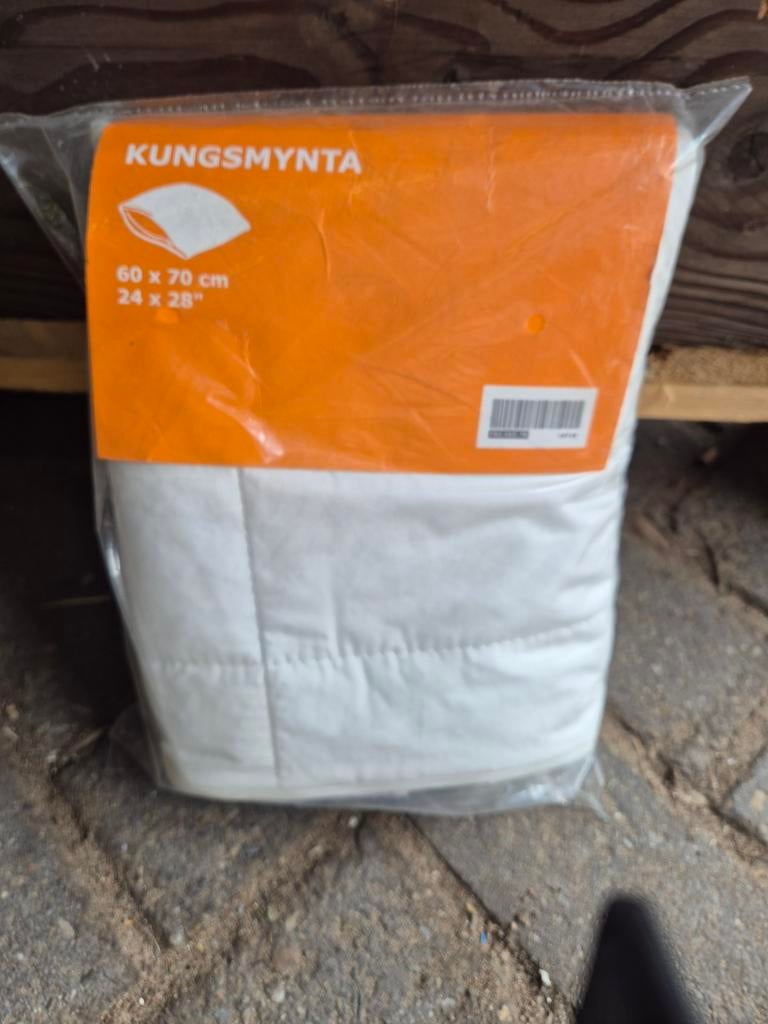 Kussenbeschermers 4 stuks., Huis en Inrichting, Slaapkamer | Beddengoed, Eenpersoons, Wit, Nieuw, Ophalen of Verzenden