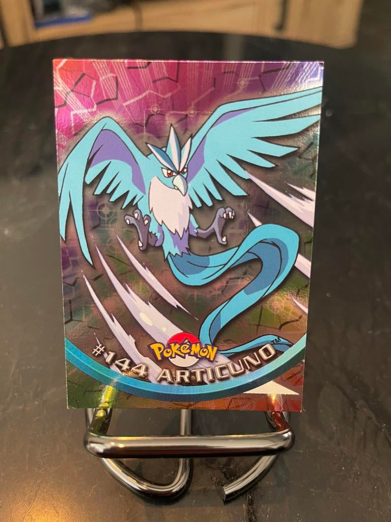 Pokémon Topps Articuno holo foil, Verzenden, Zo goed als nieuw, Losse kaart, Foil