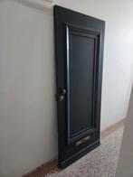 Hardhouten voordeur 205x88cm, Ophalen, Gebruikt, Buitendeur, 200 tot 215 cm