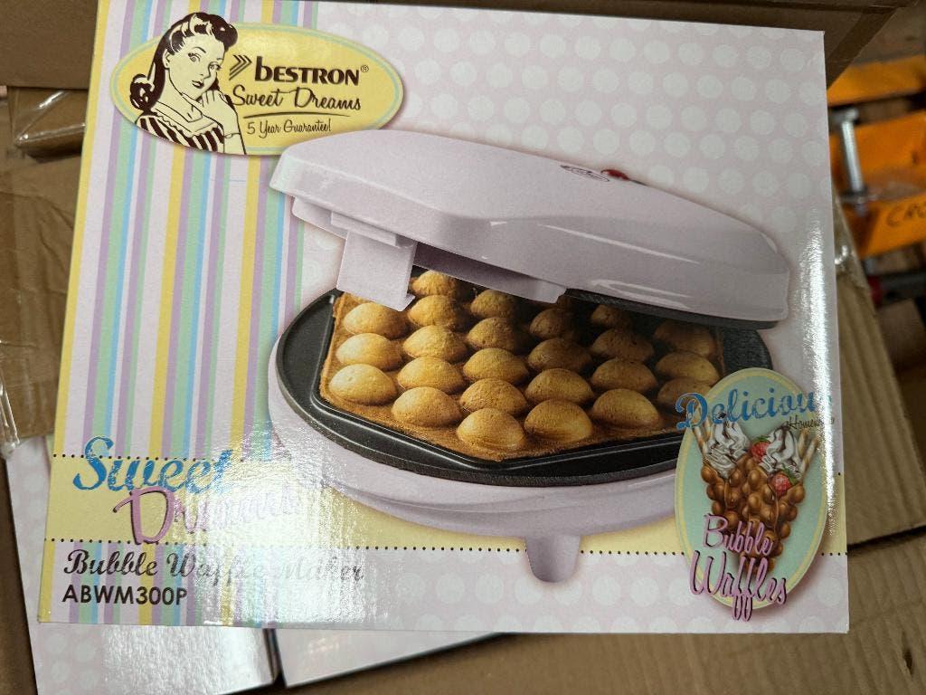 Bestron Bubble Wafelmaker – NIEUW in doos (9 stuks), Ophalen, Nieuw