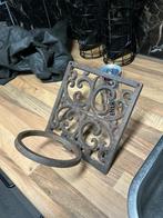 Gietijzeren bloempothouder, Ophalen of Verzenden, Gebruikt