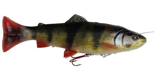 SG 4D Line Thru Pulsetail Trout 16cm/51g (Slow Sink) Perch.., Watersport en Boten, Hengelsport | Roofvissen, Tinstraat, Savage Gear