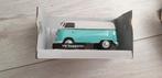 cararama vw volkswagen bus t1 blauw wit 1 op 43 nieuw, Hobby en Vrije tijd, Modelauto's | 1:43, Ophalen of Verzenden, Nieuw, Auto