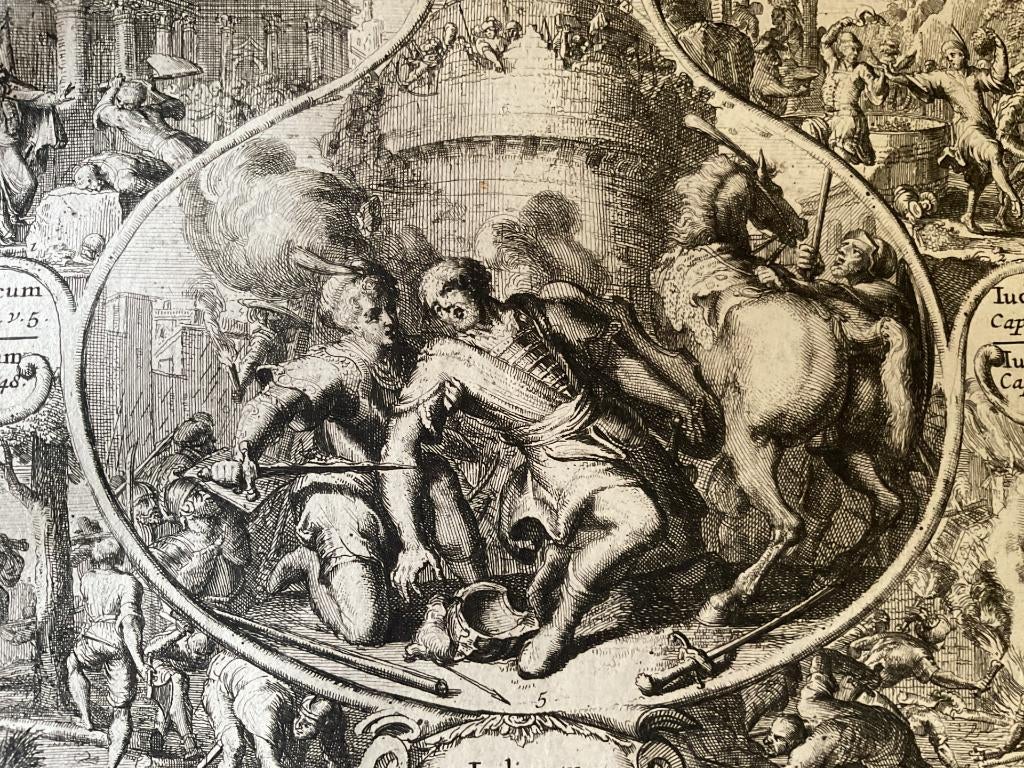 2 grote etsen van Romeyn de Hooghe, uit 1703, Ophalen of Verzenden