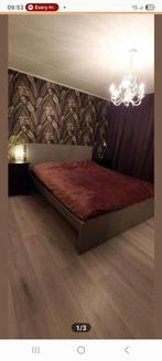 Ikea bed 160 boxspring, Huis en Inrichting, Slaapkamer | Complete slaapkamers, Ophalen, Gebruikt, Tweepersoons