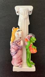 Zeldzame Kermit de Kikker & Miss Piggy kandelaar uit 1979, Ophalen of Verzenden, Keramiek of Aardewerk