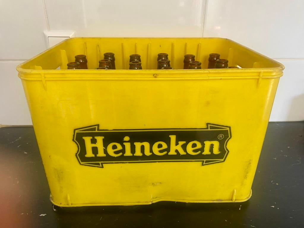 Heineken Krat Geel, Ophalen, Zo goed als nieuw