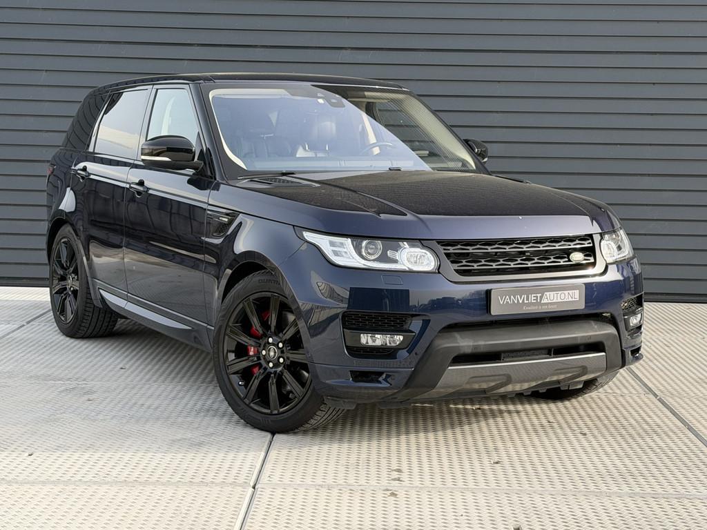 Land Rover Range Rover Sport 3.0 SDV6 HSE Hybrid Autobiograp, Auto's, Automaat, Gebruikt, 2993 cc, Blauw