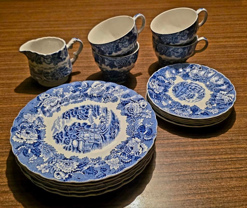 Engels vintage servies van Wood&Sons, Antiek en Kunst, Ophalen of Verzenden