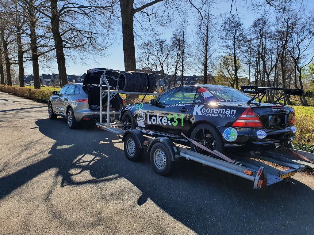 Aanhangwagen Brian James trailers (Type A200) met bandenrek, Ophalen, Gebruikt