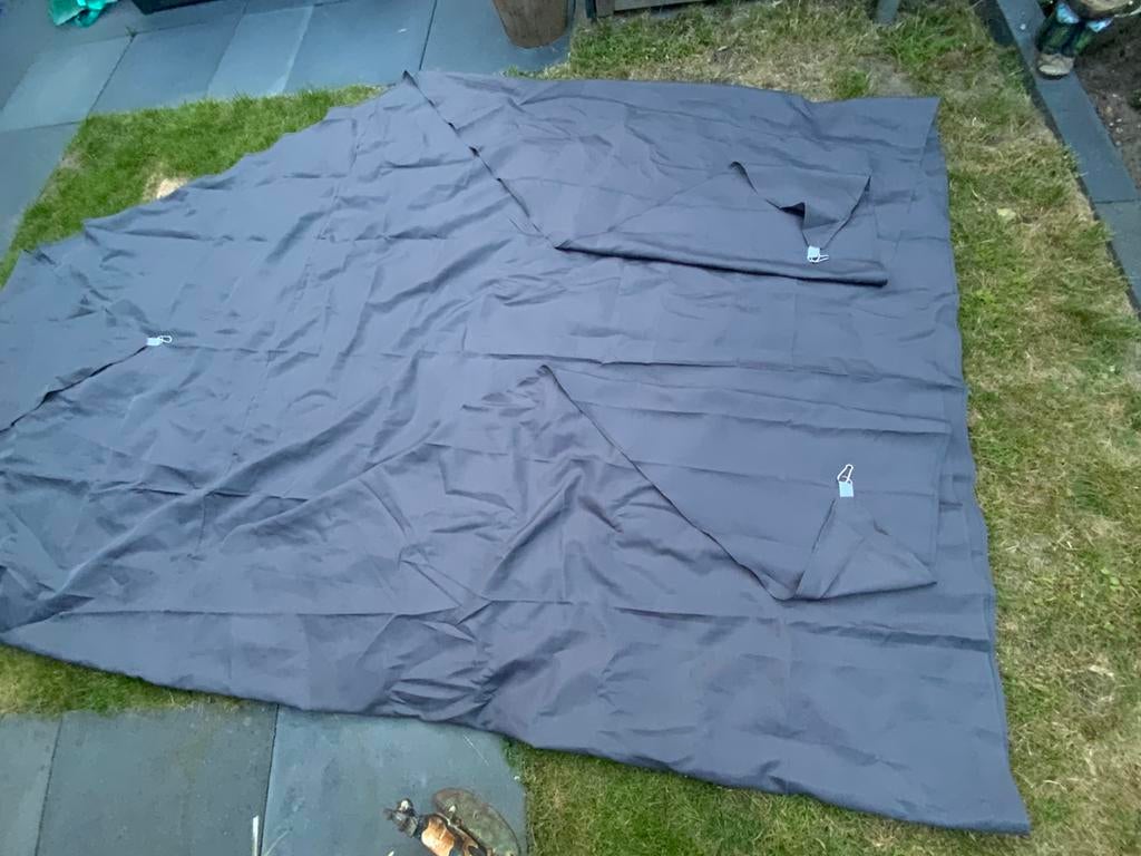 Schaduwdoek driehoek “NIEUW”, Caravans en Kamperen, Ophalen of Verzenden, Zo goed als nieuw