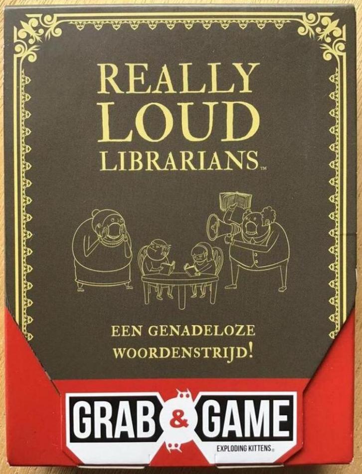 Really loud librarians kaartspel - vanaf 8 jaar - ZGAN, Hobby en Vrije tijd, Gezelschapsspellen | Kaartspellen, Zo goed als nieuw