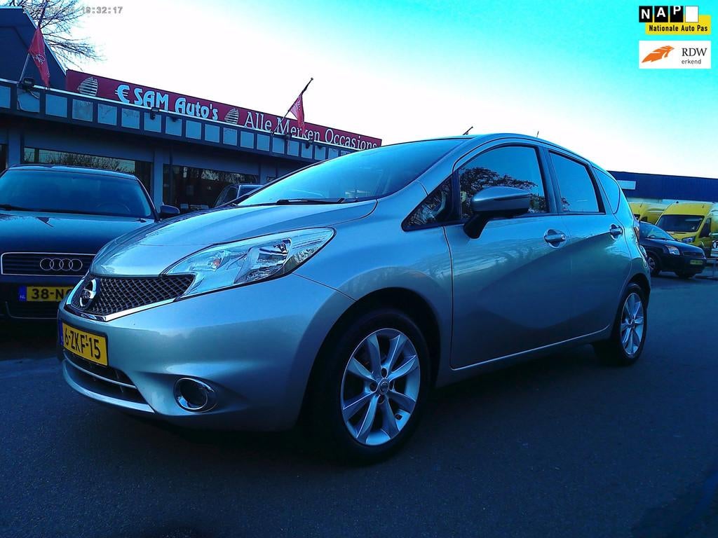 Nissan Note 1.2 DIG-S Tekna ( NAVI +Airco ), Voorwielaandrijving, Gebruikt, Bedrijf, Handgeschakeld
