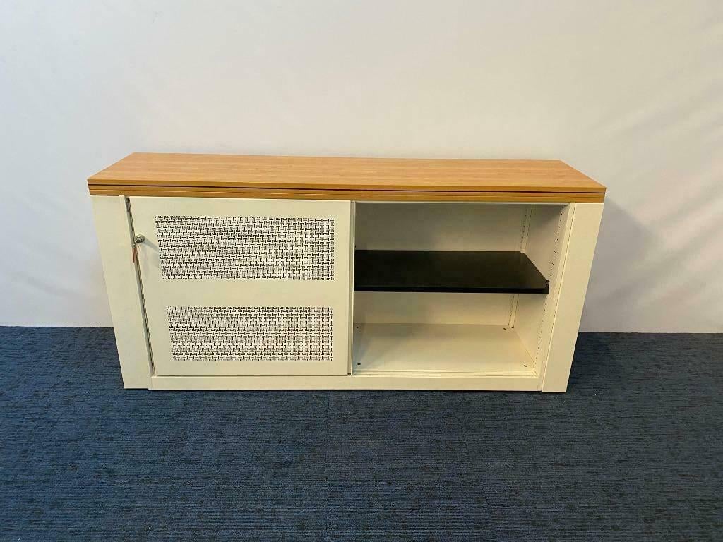 Ahrend schuifdeurkast, akoestisch, H 87 x B 180 x D 45 cm., Ophalen, Gebruikt