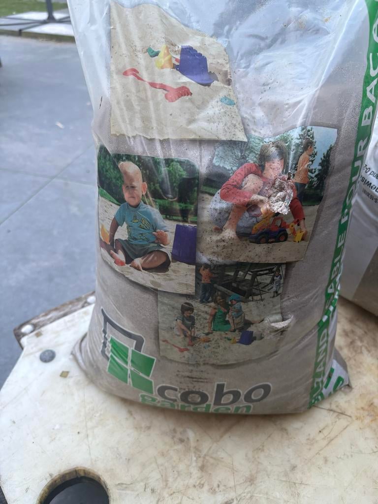 Speelzand 25kg gratis ophalen, Tuin en Terras, Ophalen, Gebruikt, Speelzand